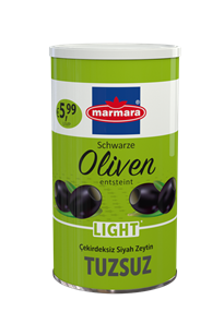 Schwarze Oliven (Salzarm & Entsteint)